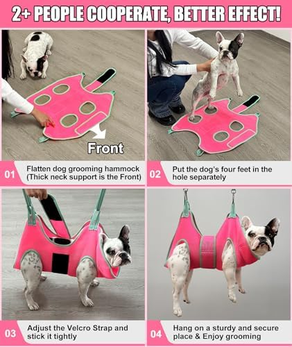 Kkiimatt Dog Grooming Hammock, Medium Hanging Harness Holder Hanger - Image 4