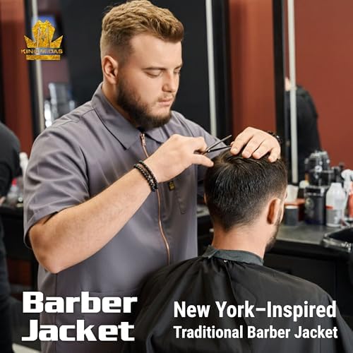 King Midas Professional Barber Jacket - Image 5