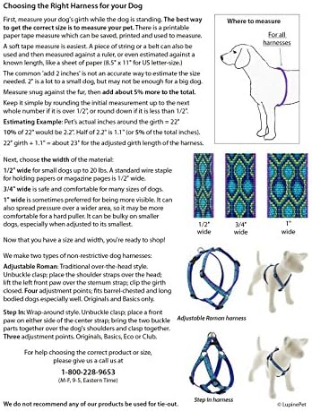 LupinePet Originals 1/2" Turtle Reef 12-18" Step in Harness - Image 2