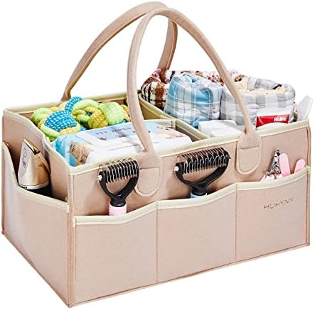 Pet Grooming Tote Bag, Dog Grooming Supplies Organizer Bag, Dog Grooming Bag by HUHYNN