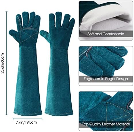 AOWPFVV Animal Handling Gloves Bite Proof - Image 2
