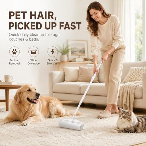 Long Handle Extra Sticky Large Lint Roller - Image 2