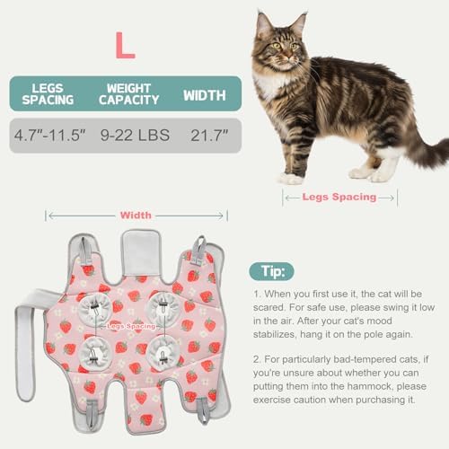 Supet Cat Grooming Hammock Harness - Image 5