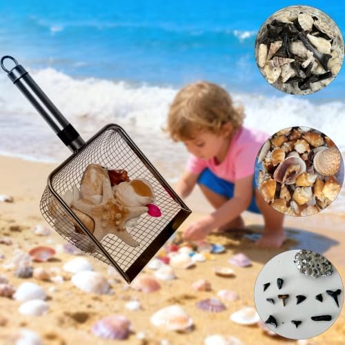 Stainless Steel Cat Litter Scoop, 3.8mm Fine Mesh & 5mm Metal Scooper - Image 5