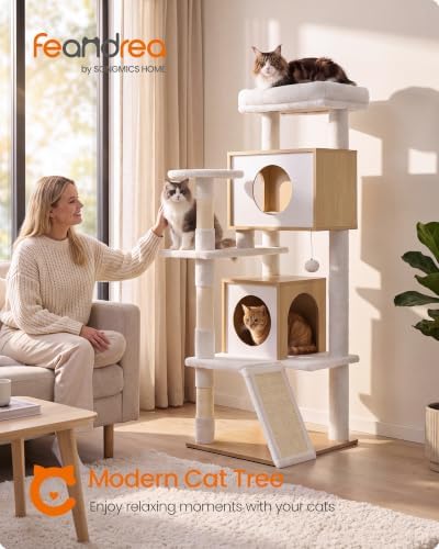 Feandrea Cat Tree, 5-Tier Cat Tower - Image 2