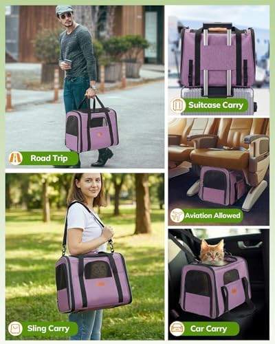 Morpilot Pet Carrier for Large Cats, Puppies & Small Dogs Up to 25lbs - Image 4