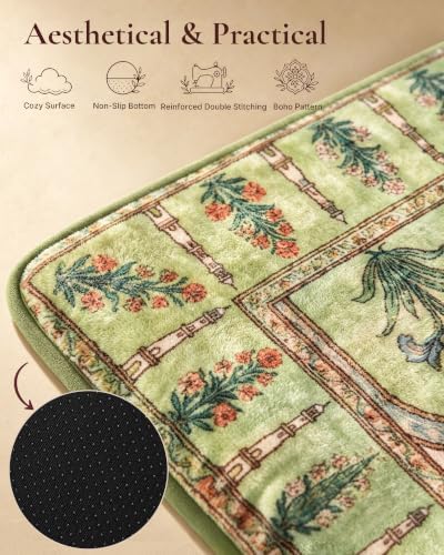 Exsnugy Dog Crate Pad, Boho Washable Dog Bed Mats - Image 3