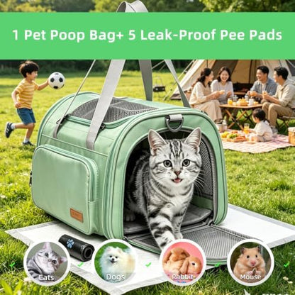 Cat Carrier Soft Sided Dog Carrier - Image 4