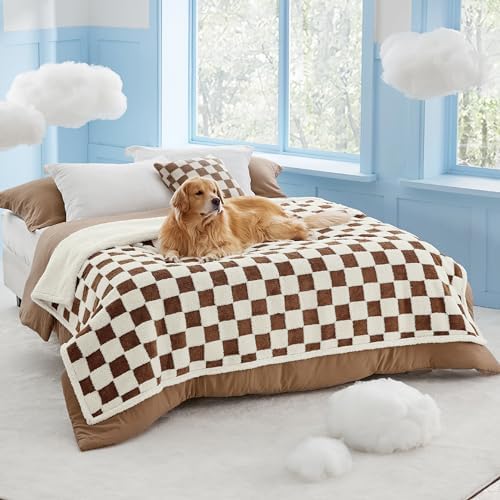 LE SURE Waterproof Blanket for Bed Cute Cozy 3D Jacquard, Twin（60x80） - Image 2