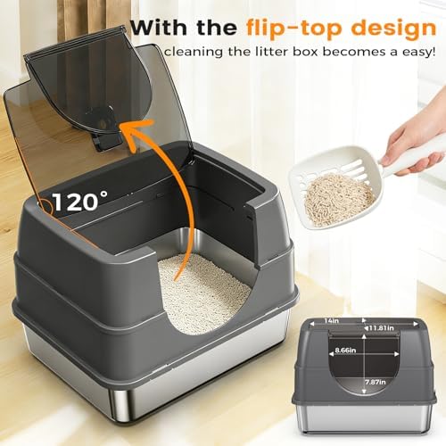 Stainless Steel Litter Box - Image 2