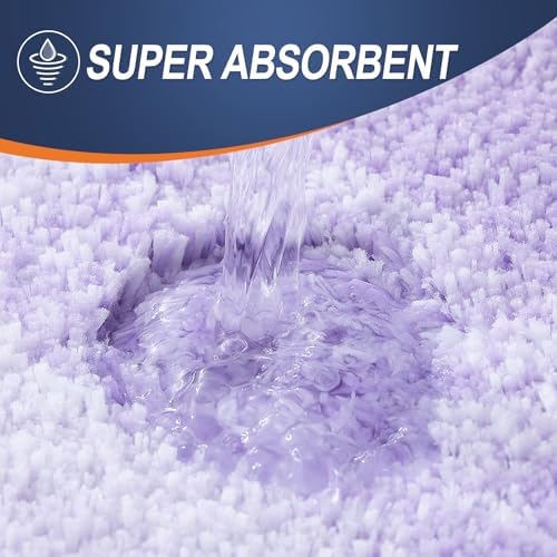 OLANLY Bathroom Rugs Mat 34x21, Extra Soft Absorbent Microfiber Bath Rugs - Image 4