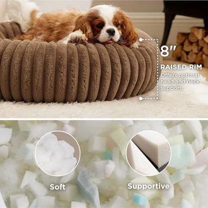 Bedsure ComfyFleece® Donut Medium Dog Bed - Image 2