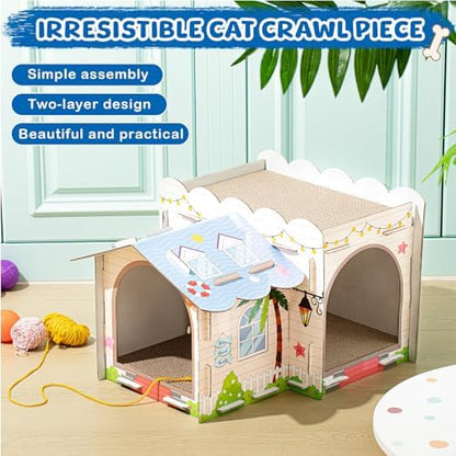2 Story Cardboard Cat House - Image 6