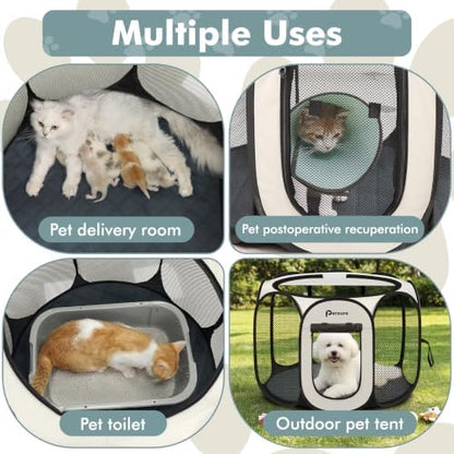 Persure Dog Cat Playpen Tent Crate Cage - Image 2