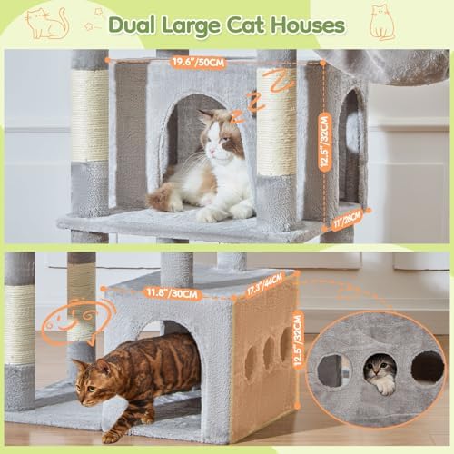 Taoqimiao 72 in Cat Tree, XXL Cat Tower - Image 5