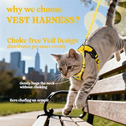 rabbitgoo Cat Harness and Leash Set, Escape Proof Vest - Image 3