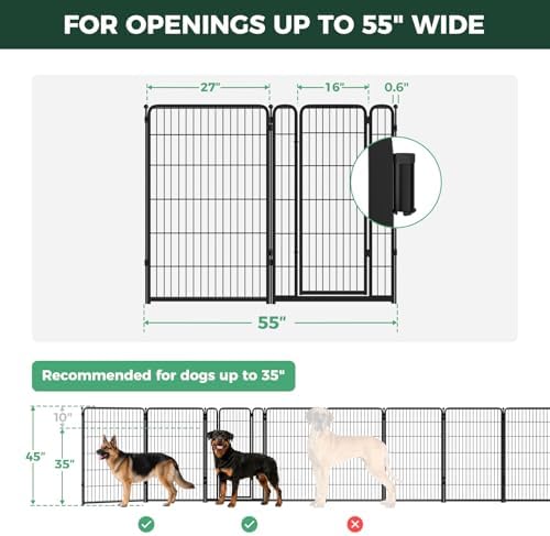 FXW Dog Gate, Extra Wide Adjustable - Image 6