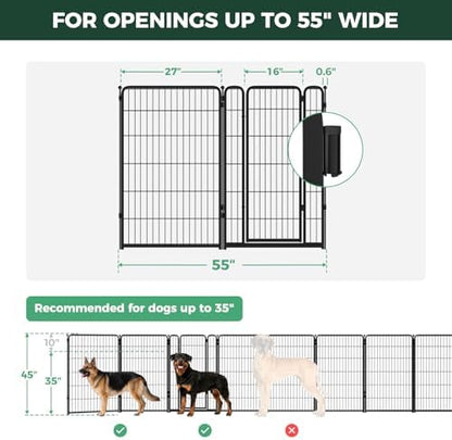 FXW Dog Gate, Extra Wide Adjustable - Image 6