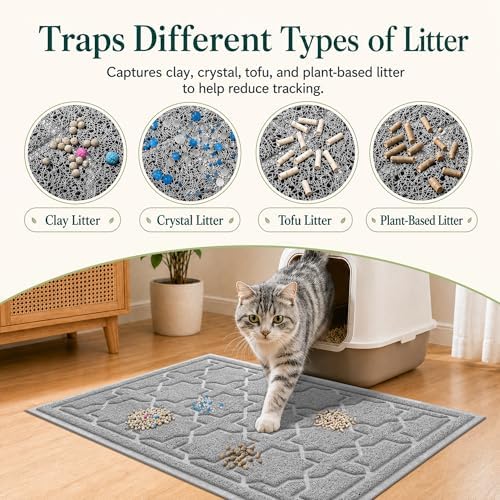 Yimobra Cat Litter Mat, Waterproof Litter Trap Mat - Image 2