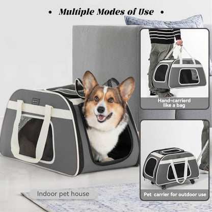 PETSFIT Large Pet Carrier with Wheels Designed - Image 4