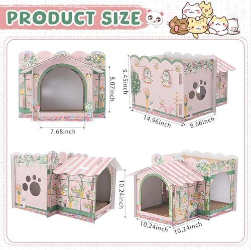 2 Story Cardboard Cat House - Image 2