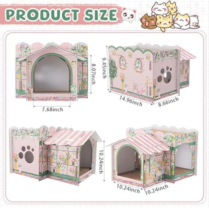 2 Story Cardboard Cat House - Image 2