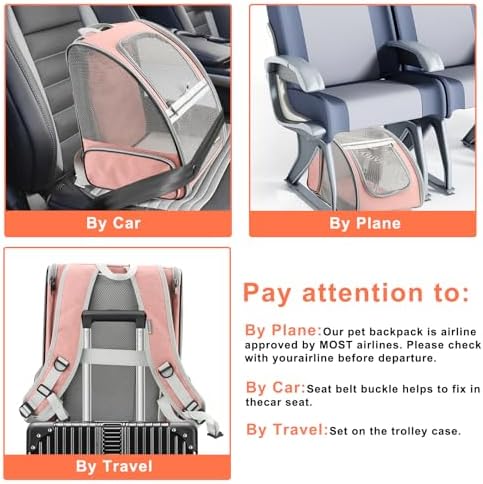 Texsens Innovative Traveler Bubble Backpack Pet Carriers - Image 6