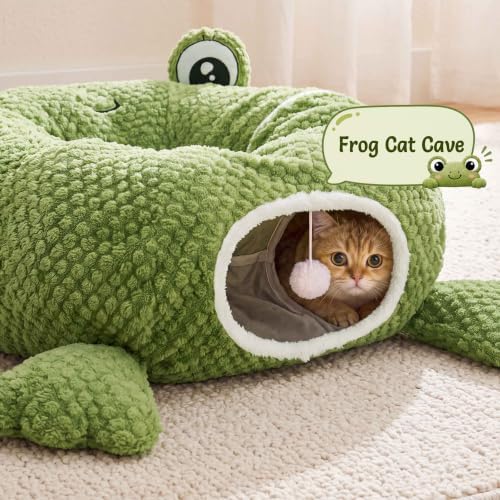 Cat Tunnel Bed with 20 Cat Toys, Kitten Toys - Image 3