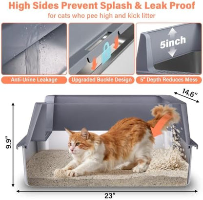 Stainless Steel Cat Litter Box - Image 3