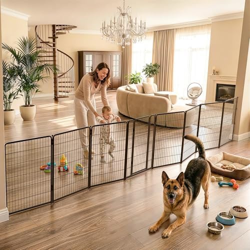 FXW Dog Gate, Extra Wide Adjustable by FXW