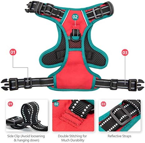PHOEPET 2019 Upgraded No Pull Dog Harness, Reflective Adjustable Vest, - Image 4