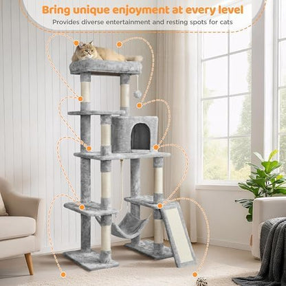 Yaheetech Cat Tree Tower for Large Cats - Image 3