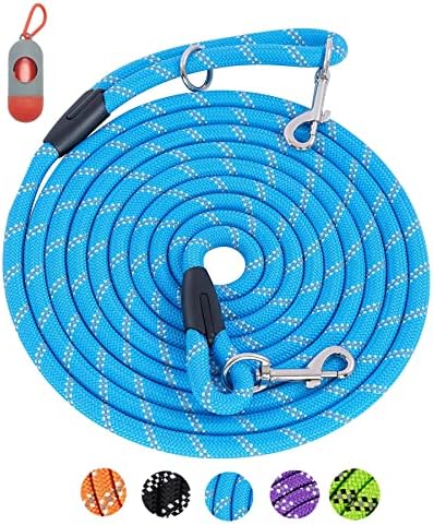 Long Dog Leash for Dog Training 10FT 16FT/30FT/50FT/100FT, Reflective Rope Dog by Lanwandeng