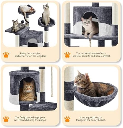 Yaheetech 79in Multi-Level Tall Cat Tree - Image 5