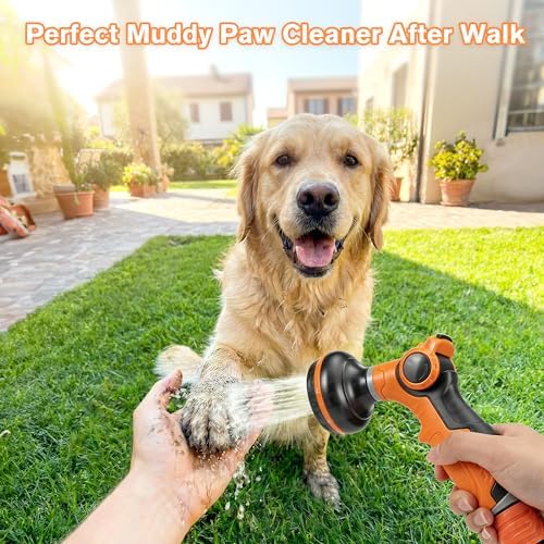 6pc Dog Shower Attachment Water Hose - Image 4