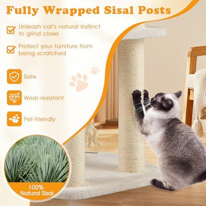 PETSITE 41 Inch Modern Cat Tree - Image 6