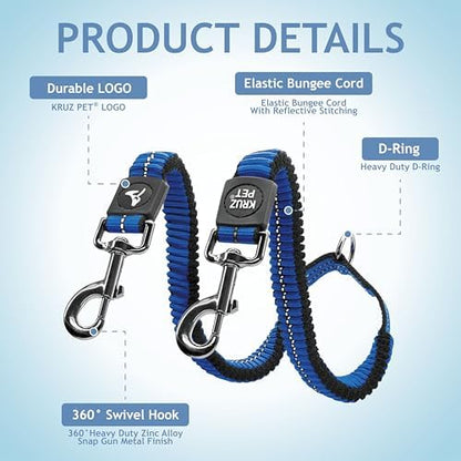 Kruz Double Dog Leash for Two Dogs Dual Leash Coupler - Image 2