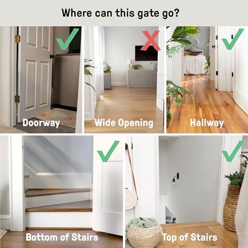 Ingenuity Decorative Panel Tall Baby Gate & Dog Gate, Hardware or Pressure - Image 5