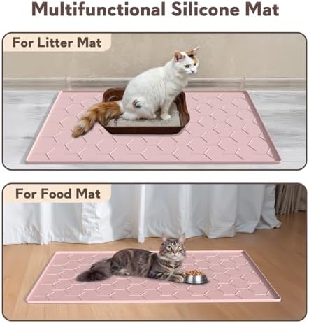 Garoopion Silicone Cat Litter Mat 34×22 inch - Image 6
