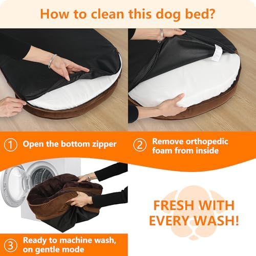 Dwanton Orthopedic Waterproof Medium Dog Bed Sofa, Gel Memory Foam - Image 7