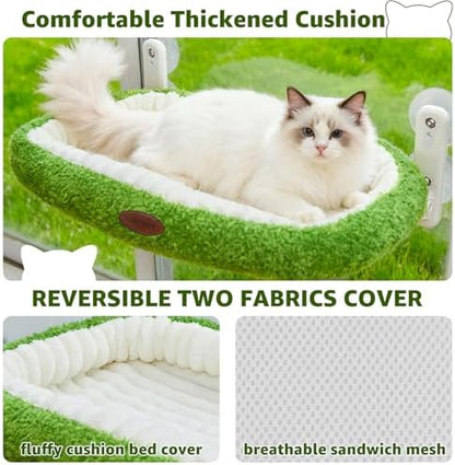 Woochpet Cat Window Perch, Foldable Cat Hammock - Image 2