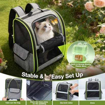 Lekereise Cat Backpack Carriers, Dog Carrier Backpacks - Image 7