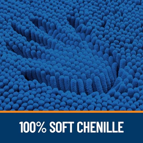 OLANLY Bathroom Rugs 36x24, Extra Soft Absorbent Chenille Bath Rugs - Image 4