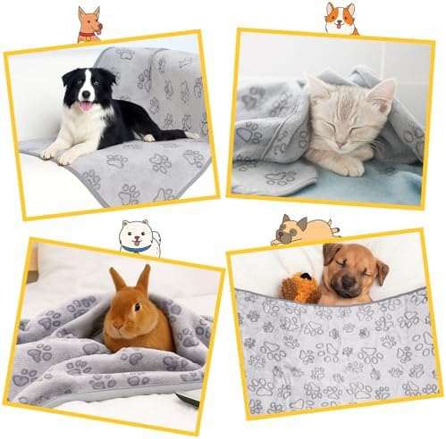 41" x 30" Dog Blankets for Medium Dogs, Premium Soft Dog Blankets - Image 3