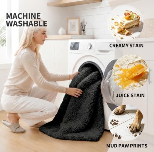ILANGO Bathroom Rugs 36" × 24", Extra Soft Absorbent Microfiber Bath Rugs - Image 3