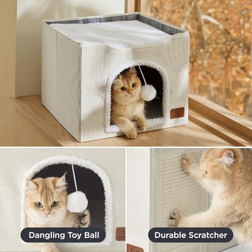 Bedsure Cat House Bed for Indoor Cats - Image 4