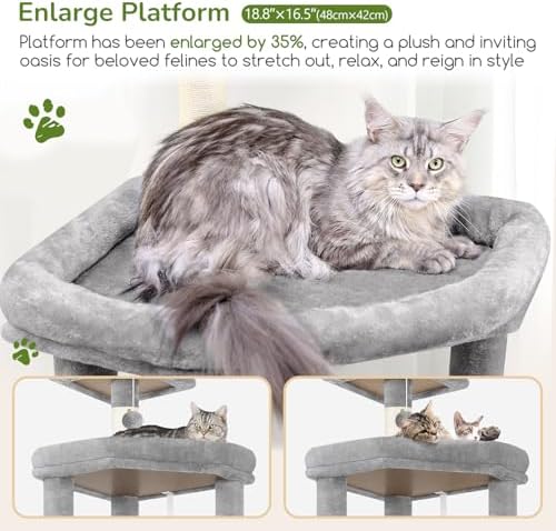 Globlazer 65in Sturdy Cat Tree Tower - Image 3