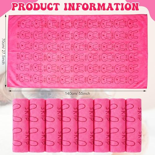 Peryiter 8 Pcs Dog Drying Towels Bulk 55'' x 28'' Pet Grooming Absorbent - Image 2