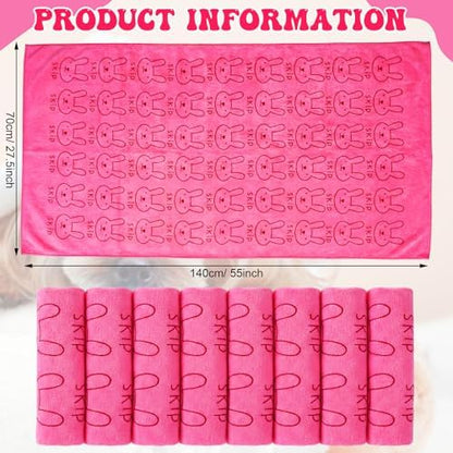 Peryiter 8 Pcs Dog Drying Towels Bulk 55'' x 28'' Pet Grooming Absorbent - Image 2