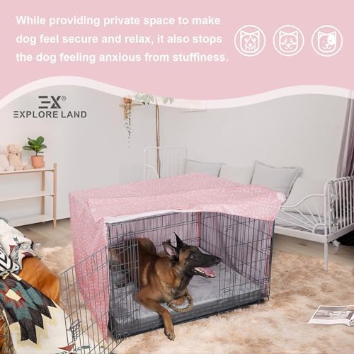 Explore Land Pattern Dog Crate Cover, 30 Inches - Image 6